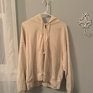 American Eagle Outfitters Cream Hoodie